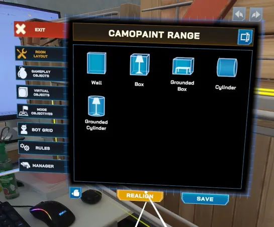 Realign in the Map Editor